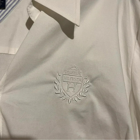 Tommy Hilfiger NWT Womens White 3/4 Sleeve Button-Down Top Shirt Plus Size 18 - Picture 2 of 11